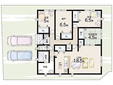 ○名手小学校・・・徒歩6分 ○那賀中学校・・・徒歩16分 