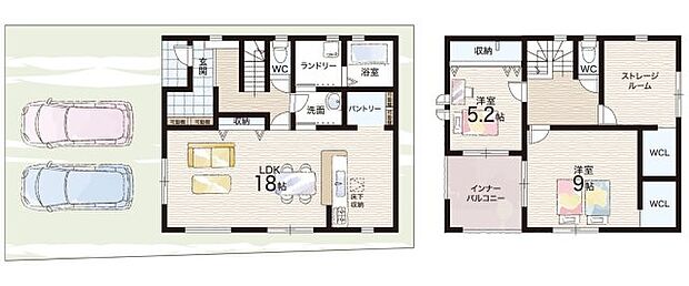 【3LDK】○小金台小学校・・・徒歩12分 ○富田林市明治池中学校・・・徒歩12分