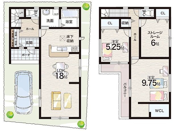 【2LDK+S(納戸)】○矢田東小学校・・・徒歩5分 ○矢田中学校・・・徒歩6分