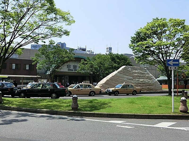 【車・交通】東武伊勢崎　草加駅