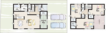 ○社学園小学校・・・徒歩20分 ○社学園中学校・・・徒歩20分 