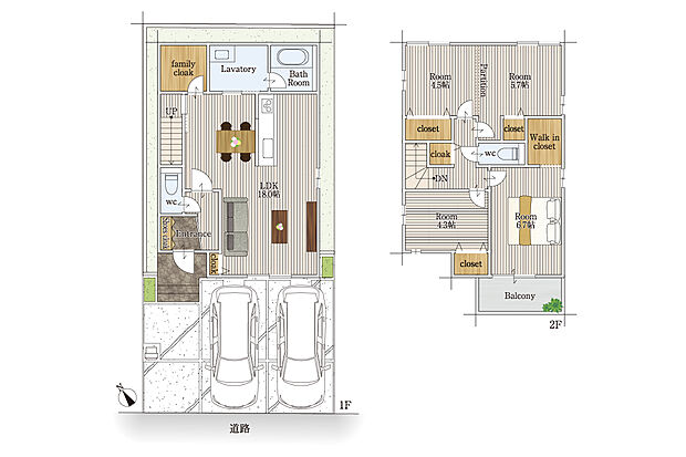 ■2号地間取り■