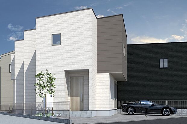 CGイメージパース/3号地外観パース（建物未完成のためイメージパースです）