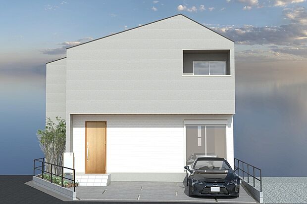 CGイメージパース/1号地外観パース（建物未完成のためイメージパースです）