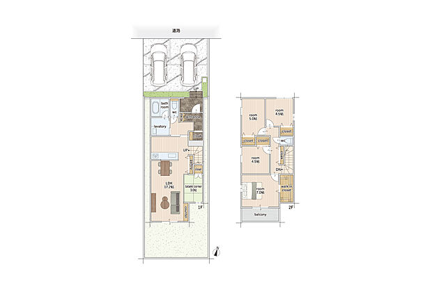 ■2号地間取り■