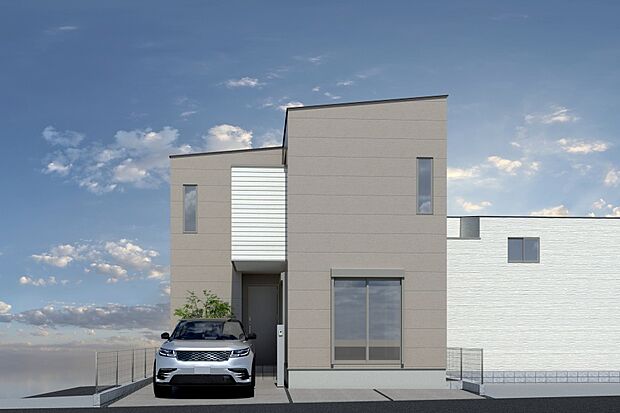 ■CGイメージパース/3号地外観パース■(建物未完成のためイメージパースです)