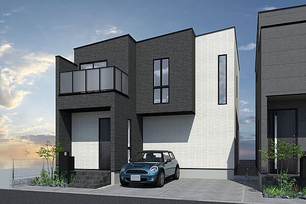 【■CGイメージパース/3号地外観パース■】(建物未完成のためイメージパースです)