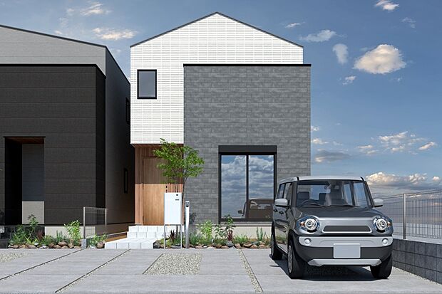 【■CGイメージパース/3号地外観パース■】（建物未完成のためイメージパースです）