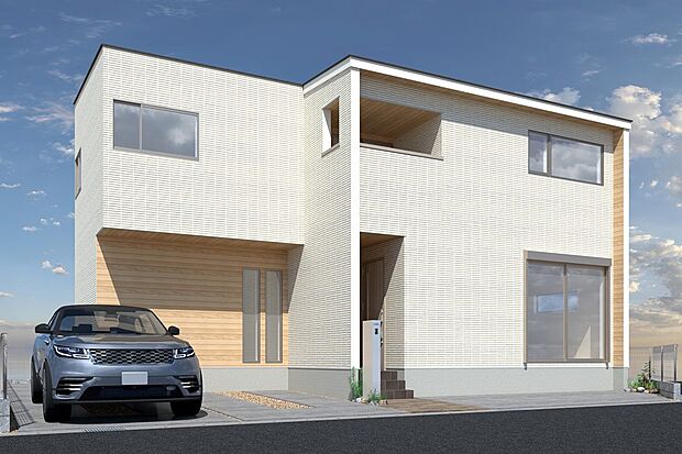 【CGイメージパース/3号地外観パース】（建物未完成のためイメージパースです）