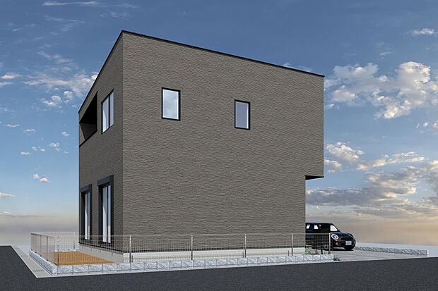 【CGイメージパース/7号地外観パース】(建物未完成のためイメージパースです)