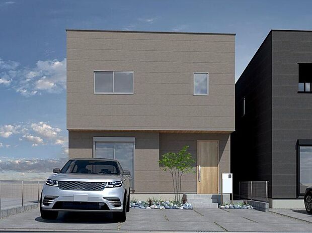 ■CGイメージパース/2号地外観パース■（建物未完成のためイメージパースです）　耐震性・耐久性・省エネ性などの住宅性能が高いため、資産価値を維持しつつ、長期にわたり安心かつ快適な暮らしができます。
