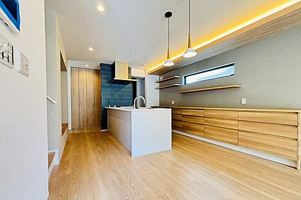 【1号地内観写真:リビング】