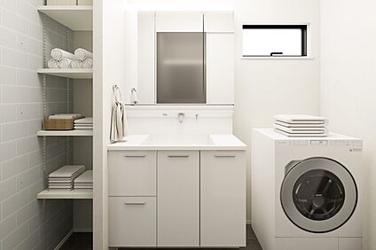 【内観イメージパース:洗面台】