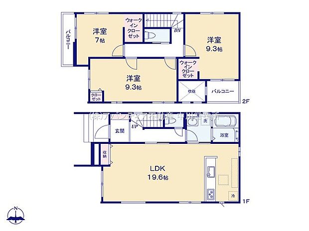 1号棟/間取図