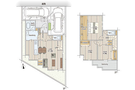 建物面積にはポーチの一部0.91m2を含む 