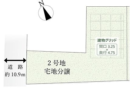 セットバック部分約11.75m2を含む 