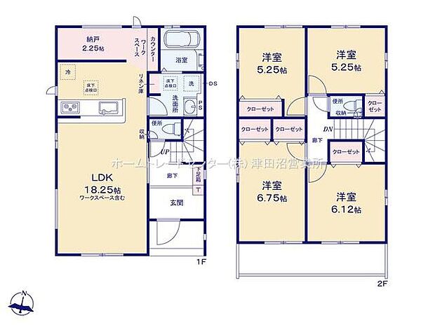 各居室に収納を完備しております。収納が豊富な住宅は居室空間がしっかりと使えるので暮らしやすさが断然に上がります。荷物を気にすることなく家具の配置をお好み通りにできるのも大きな魅力です。