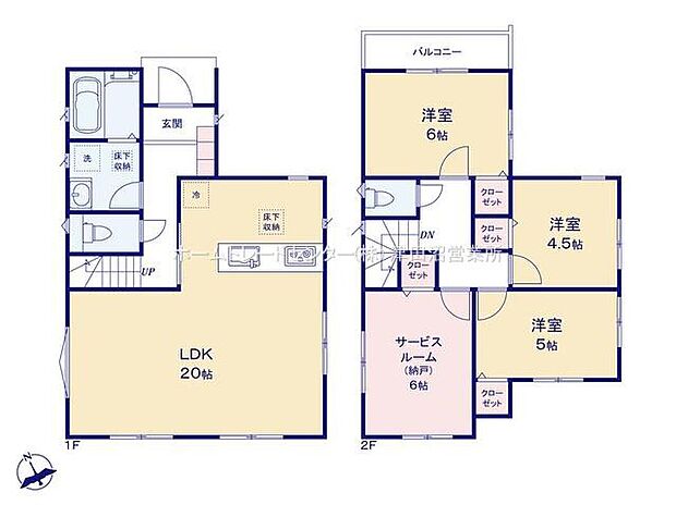 約20帖の広々LDKは家族が自然と集まる開放的な空間。ソファやダイニングを置いてもゆとりがあり、家族団らんの時間をゆったり楽しめます。開放感あるリビングで快適な新生活を始めませんか。