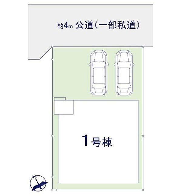 ≪全体区画図≫
■通勤・通学に便利な立地で、家族の時間を大切にできる住まい♪
■カースペースはゆとりの2台分を確保！敷地内にゆとりを持たせた配置で、車の出入りもしやすい住まいです♪