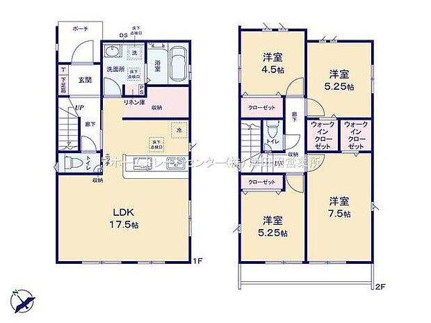 4LDKのゆとりある間取りで家族全員が快適に暮らせる設計。収納も充実しているため片付けやすく、生活感を抑えた空間を実現。日々の動線も考えられた、実用性の高い住まいです。