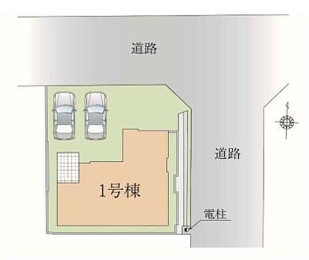 ≪全体区画図≫
■ゆとりある前面道路で、毎日の出入りも安心♪
■生活施設が身近に整う、便利さと安心を両立