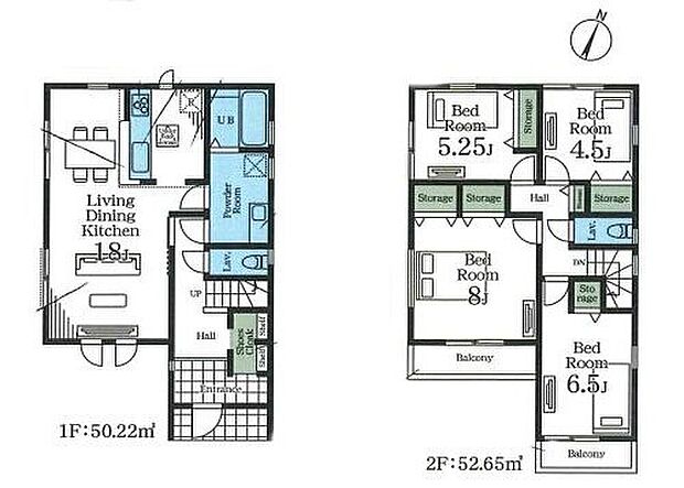 【4LDK】☆明るく開放的な18帖のLDK☆
・玄関に大容量のSICを完備!スッキリ片付いた玄関で来客時も安心ですね◎
・家族のコミュニケーションを重視した対面式キッチンでお料理中も楽しく♪