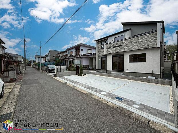 【現地外観写真】耐震性能に自信のある『飯田グループの家』！お客様を守る大切な住宅だからこそ、第3者の検査を受けて安心して住んでいただける住宅を建てております。その頑丈さを、ぜひ現地にてご体感くださいませ。