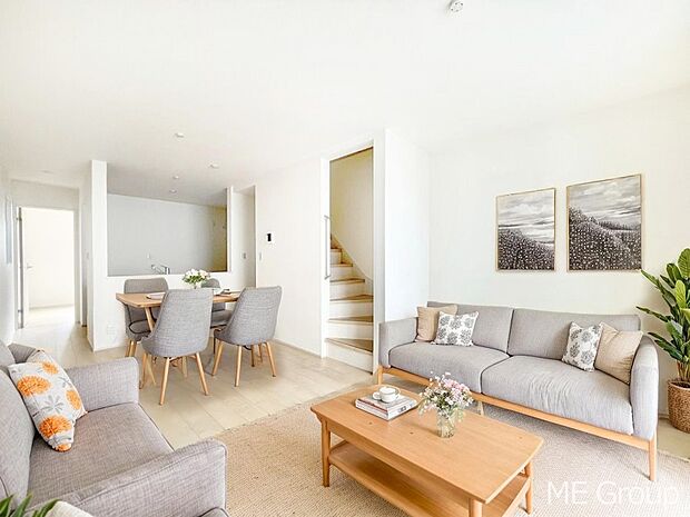 ■家具の配置がしやすく模様替えも楽しめる空間※家具はCGです