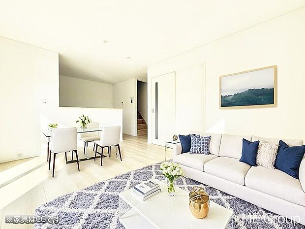 ■くつろぎと笑顔が集まる、心温まるリビング