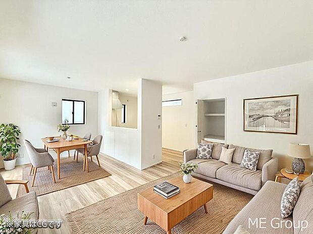 ■心落ち着く場所、ゆったり過ごせるリビング