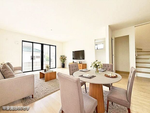 ■心落ち着く場所、ゆったり過ごせるリビング