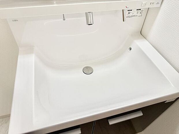 【ハンドシャワー付洗面台】■細かい部分まで洗いやすく便利なハンドシャワー付き