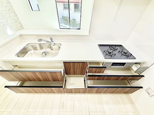 【キッチン】■料理がもっと楽しくなる、快適なキッチン空間