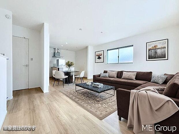 【リビングダイニング】■シンプルだけど贅沢、大切な人と過ごす心がほどける空間