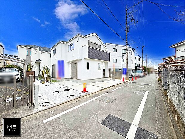 【前面道路含む現地写真】■新しい住まい、街の新しい風景
