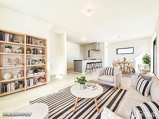 【リビングダイニング】■居心地のいい、理想のリビング