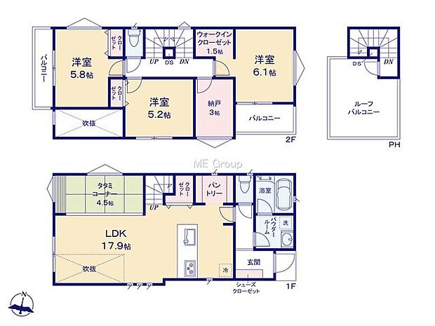 【3LDK】A号棟  