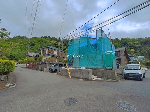 【前面道路含む現地写真】■新しい住まい、街の新しい風景