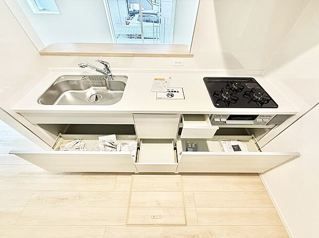 【キッチン】1号棟 ■料理がもっと楽しくなる、快適なキッチン空間
