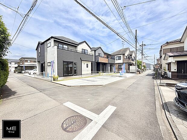 【前面道路含む現地写真】■新しい住まい、街の新しい風景
