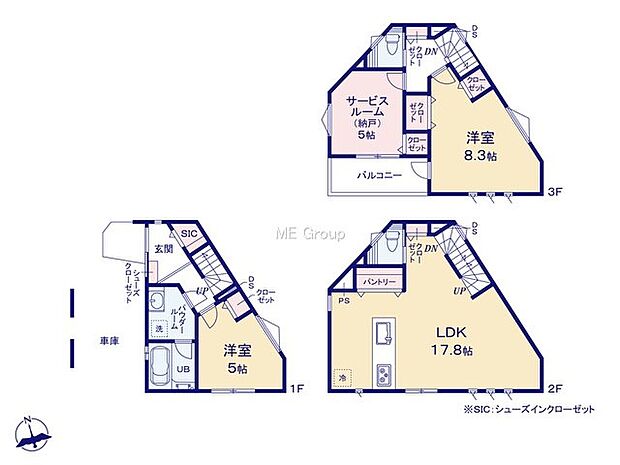 【2LDK+S】A号棟  