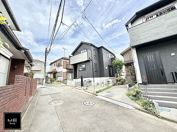 【前面道路含む現地写真】■新しい住まい、街の新しい風景