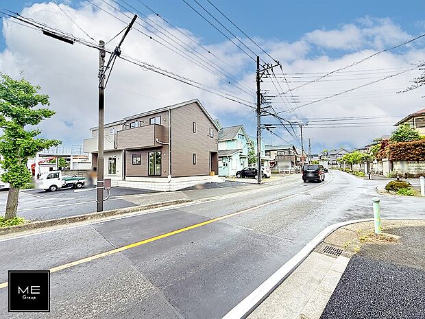 【前面道路含む現地写真】■新しい住まい、街の新しい風景