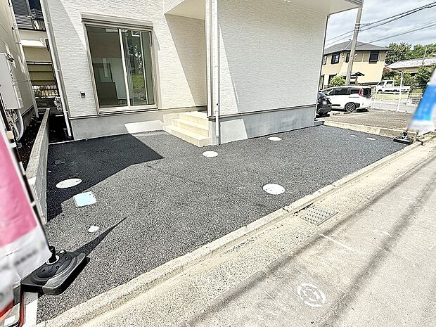 【駐車場】1号棟  ■自宅にカースペースがあると助かります