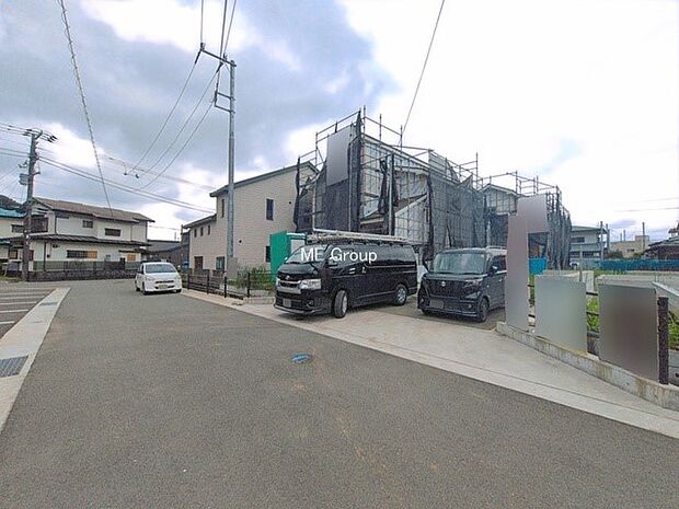 【前面道路含む現地写真】■新しい住まい、街の新しい風景