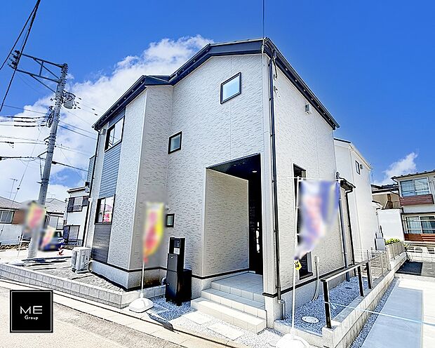 【現地外観写真】3号棟 ■家族みんなが笑顔で過ごせる、安心感のある住まい