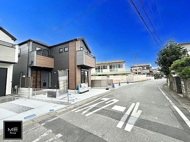【前面道路含む現地写真】■新しい住まい、街の新しい風景