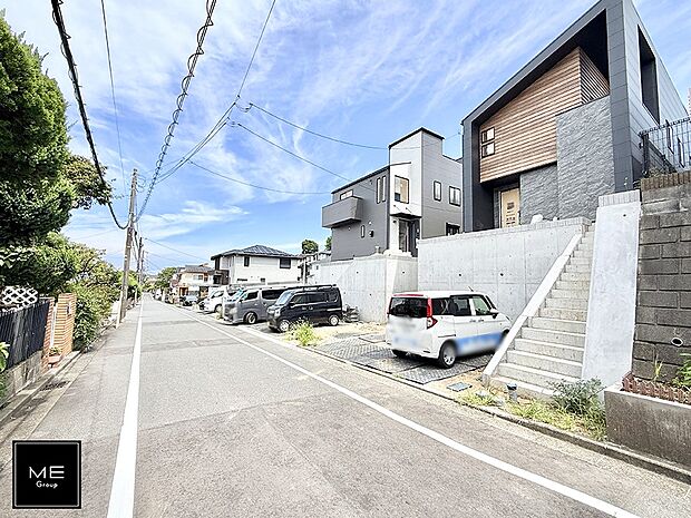 【前面道路含む現地写真】■新しい住まい、街の新しい風景