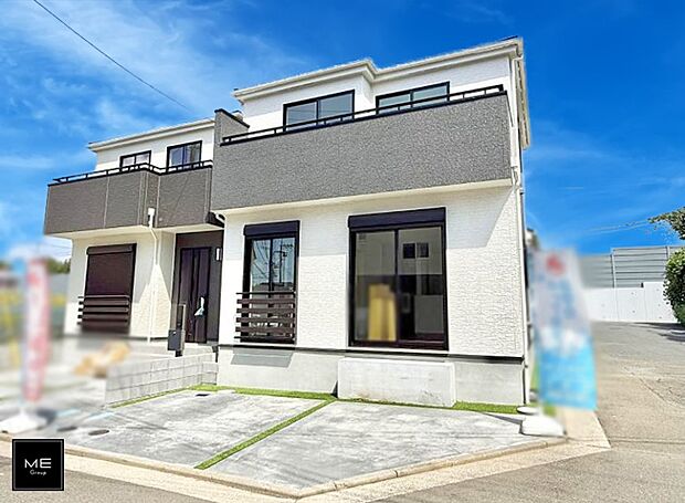 【現地外観写真】B号棟  ■家族みんなが笑顔で過ごせる、安心感のある住まい
