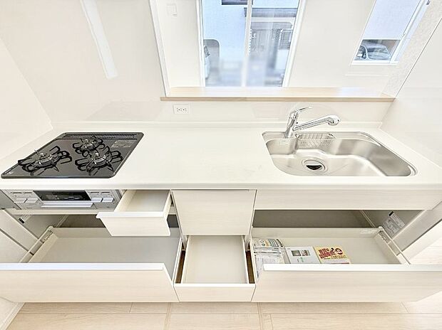 【キッチン】■料理がもっと楽しくなる、快適なキッチン空間